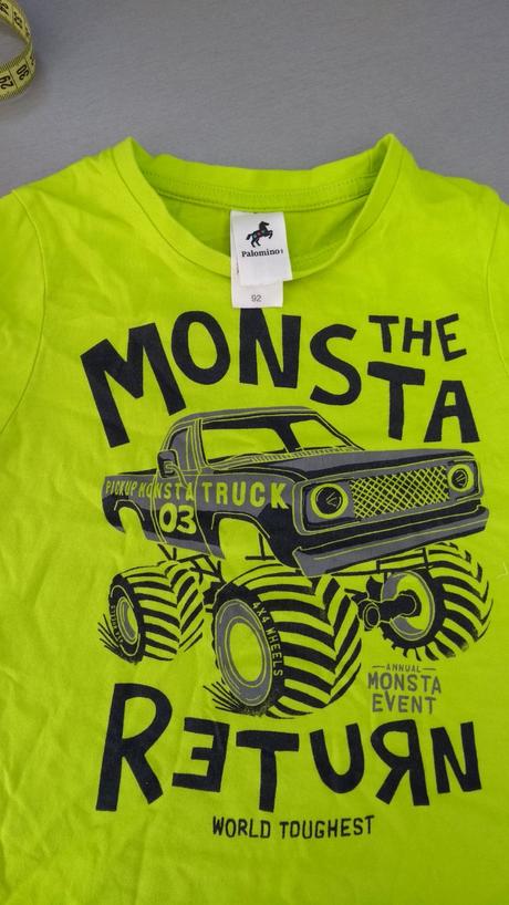 Zeleno krikľavé tričko, c&a,92