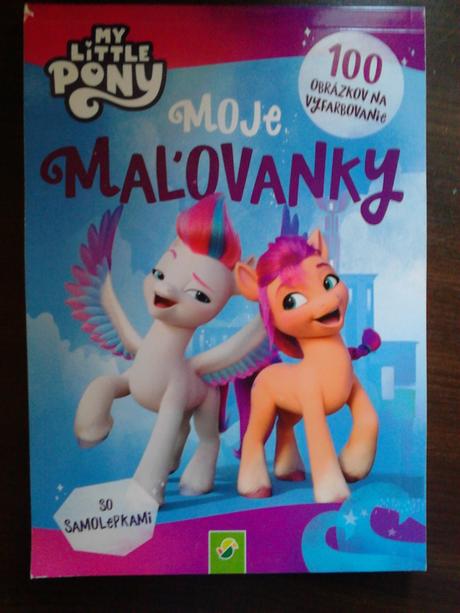 My little pony - maľovánka so samolepkami, 