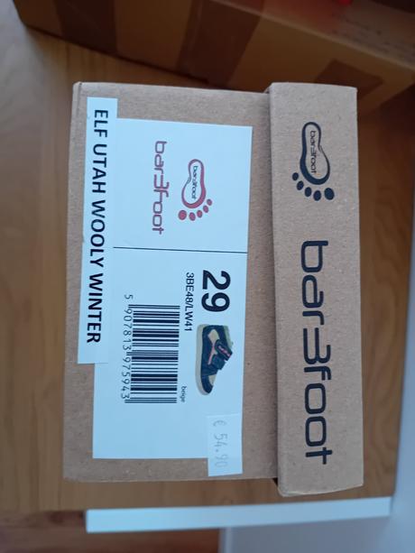 Zimné barefoot topánky, poštovné v cene, 29