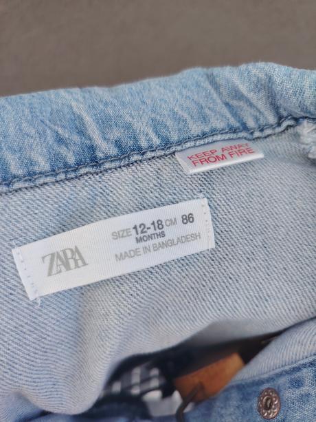 Rifľové šaty zara, zara,86