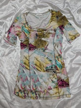 Luxusna upletova tunika/predlzeno tričko, 36