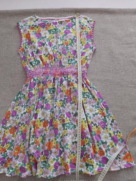 Dievčenské letné šaty, mini boden,152