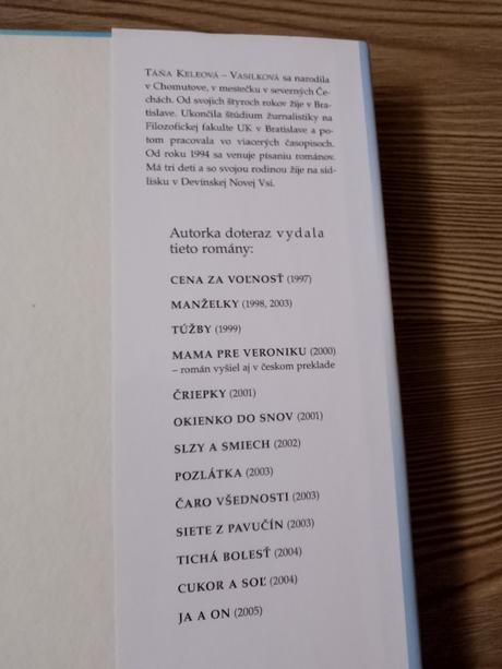 Táňa keleová vasilková - kvety pre lauru, 