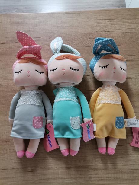 Najkrajšia spiaca bábika - metoo - 3 druhy, 