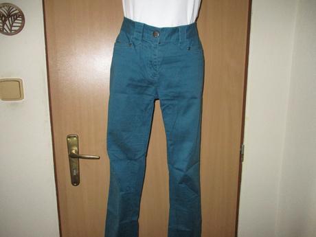 Nohavice tyrkysové, tchibo,38