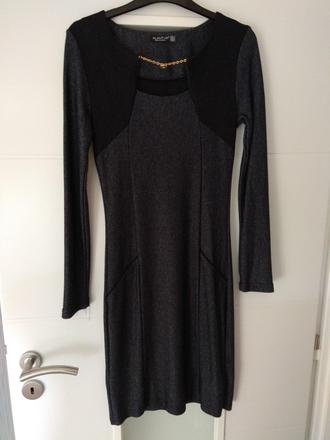 Šaty riflovy vzhľad s poštovným, s