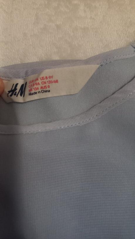 Dievčenské letné šaty h&m veľ 134, h&m,134