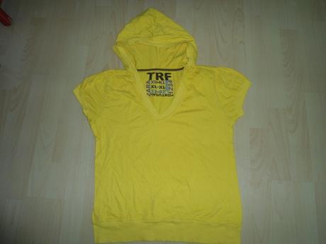 Zlte tricko s kapucnou, l