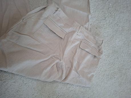 Bezove nohavice siroke, l