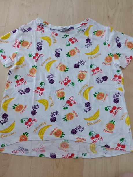 Veselé tričko s ovocím, tally weijl,xs