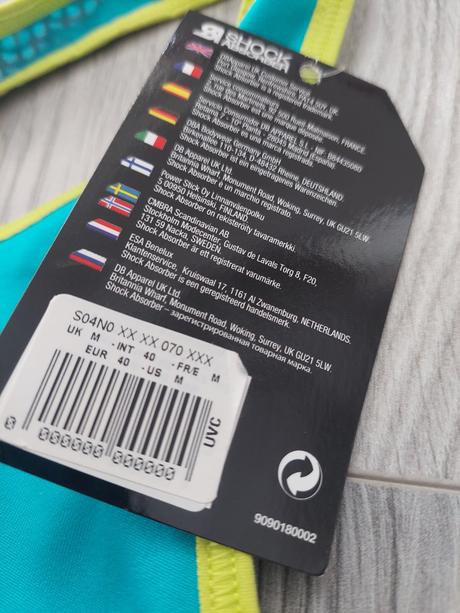 Shock absorber športová podprsenka,tričko,čelenka, m