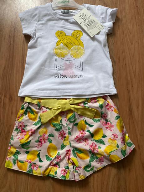 Set yellow losan, losan,92 / 98 / 104 / 110 / 116