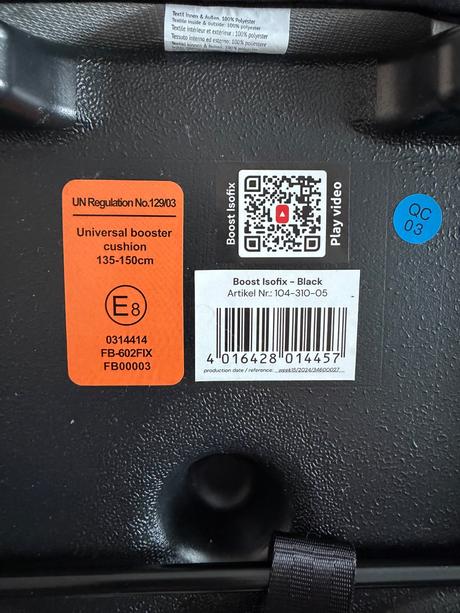 Podsedak na velkost 135-150 cm, osann