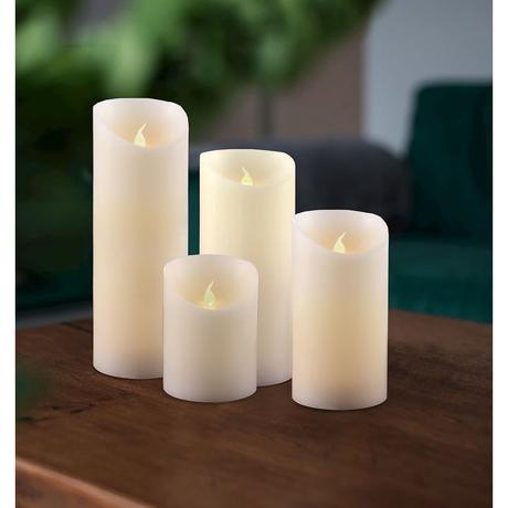 Súprava 4 led svetelných sviečok, 