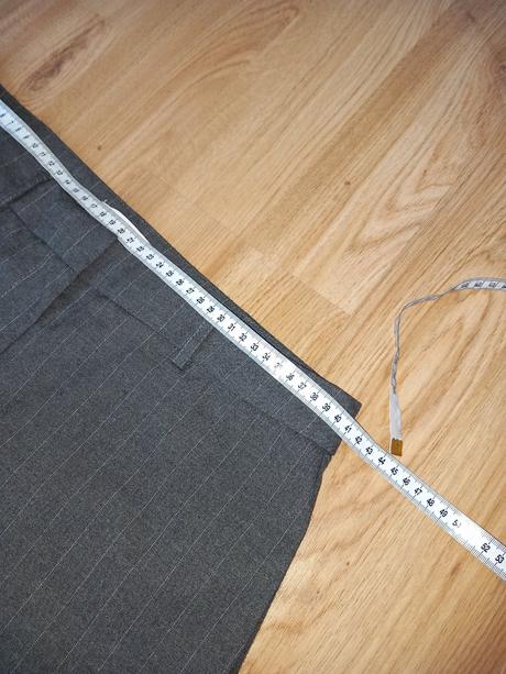 Sivé široké pásikavé nohavice reserved 40/42/l, reserved,l