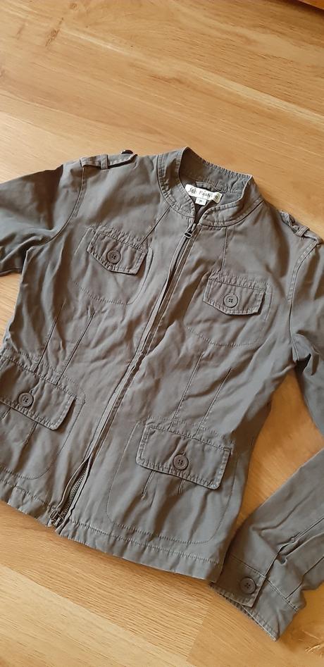 Khaki prechodná bunda s, s