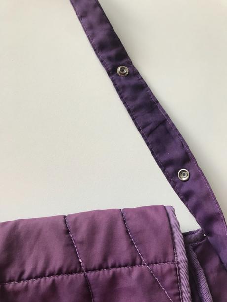 Fialová taška na kočík,