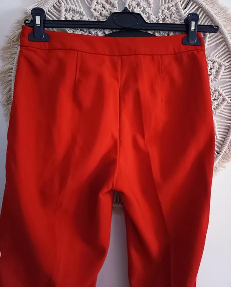 Červené elegantné nohavice c&a, c&a,s