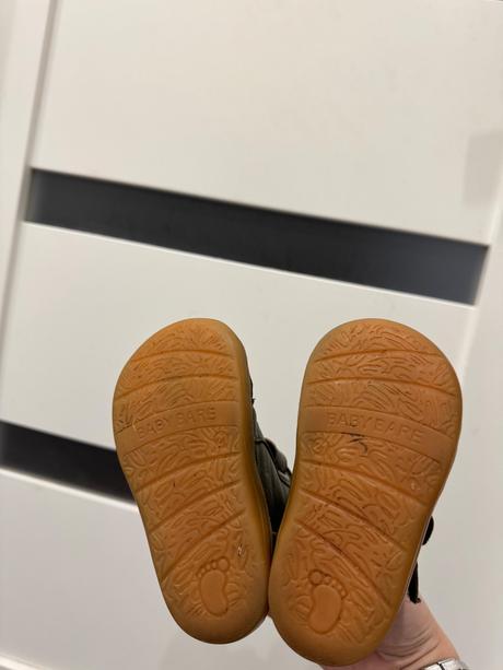 Kožené barefoot topánky babybare, 21