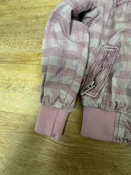 Kockovaná podšitá bundička, 116