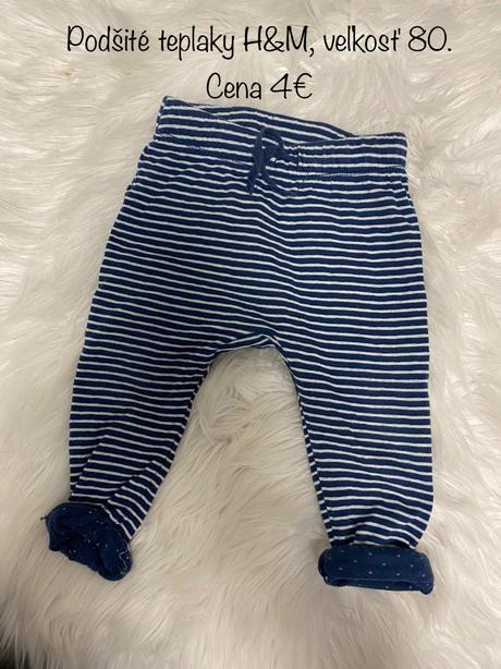 Pasikave tepláčky h&m, h&m,80