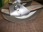 Strieborne slapky velkost 39, baťa,39