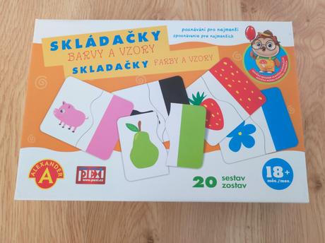 Skladačky farby tvary, 