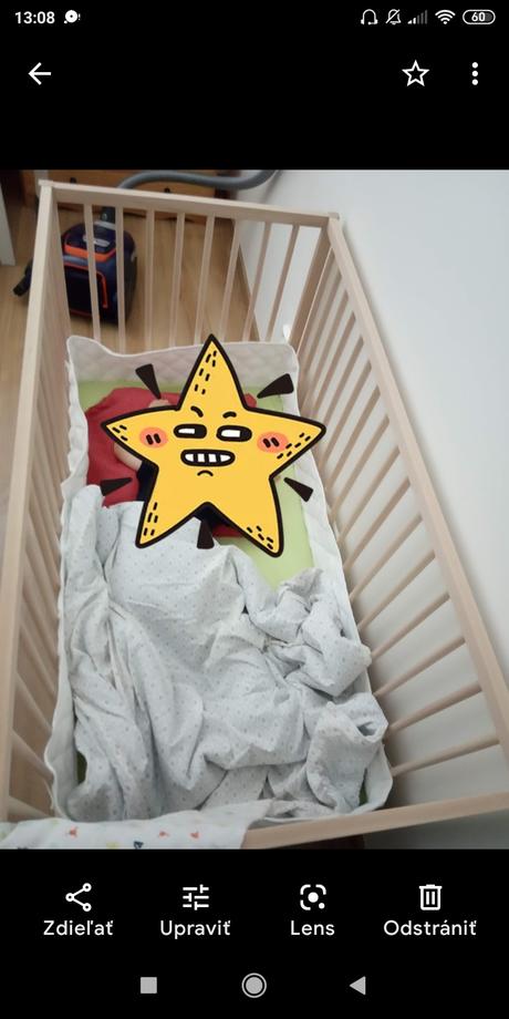 Detská postieľka sniglar, 60,120