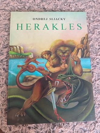 Krásna ilustrovaná kniha herakles ondrej sliacky,