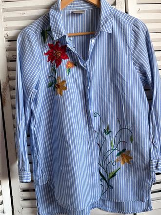 Vyšívaná košeľa, vero moda,m