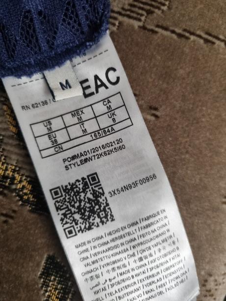 Tmavomodré elastické šaty guess veľ. 38, guess,38