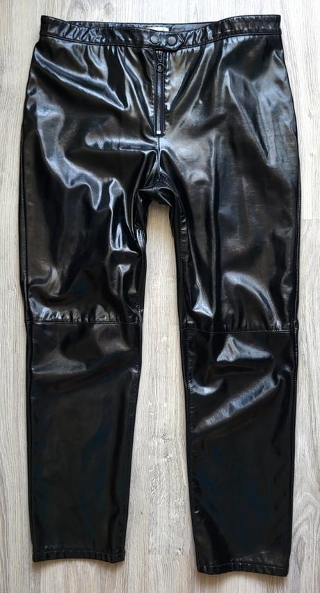 Vynilové/lakované nohavice h&m 44, h&m,xl