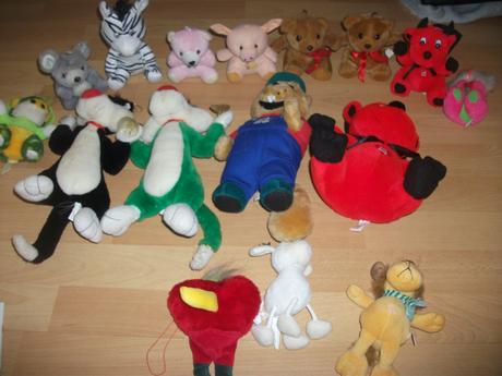 Sada plysovych zvieratiek, 