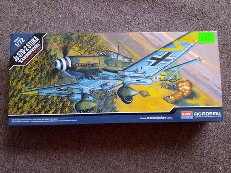 Plastiková stavebnica lietadlo stuka 1/72, 