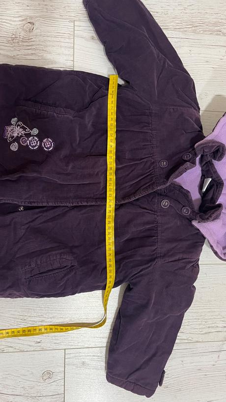 Fialova medzestrova bunda na zimu 92, coccodrillo,92