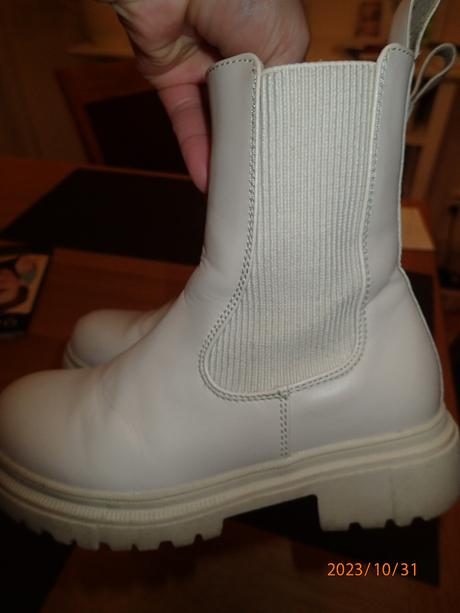 Béžové zimné čižmy, nelli blu,33