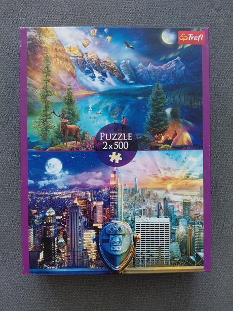 Puzzle 2 x 500 american tour,