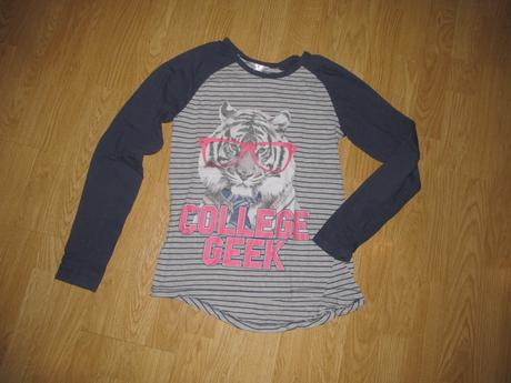 Pásikované tričko s tigrom v. 164, 164