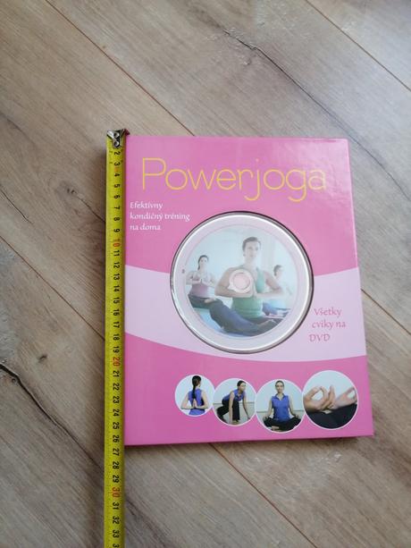 Powerjoga, poweryoga, kniha s dvd,