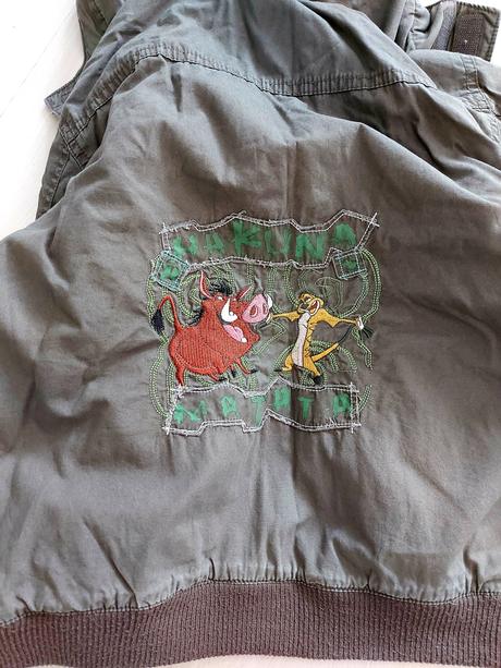 Prechodná vetrovka, bunda leví kráľ, c&a,134