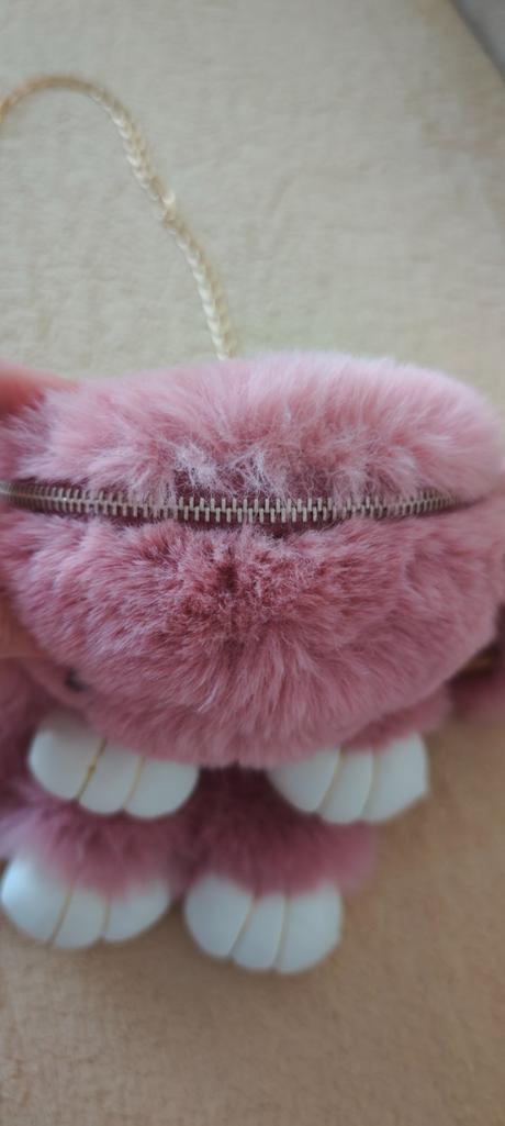 Plyšová kabelka/batoh - zajačik, 