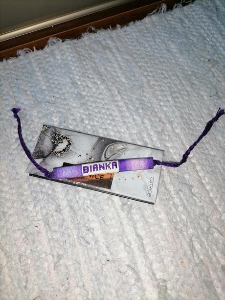 Pletený náramok s menom bianka,