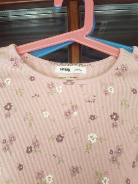 Fialove saty sinsay vel. 122 a 128, sinsay,122