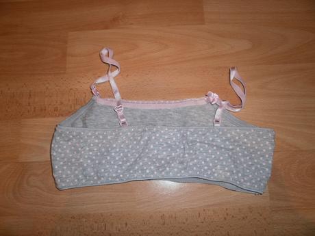 Párkrát oblečená lambada/podprsenka na 10-11 rokov, takko,140
