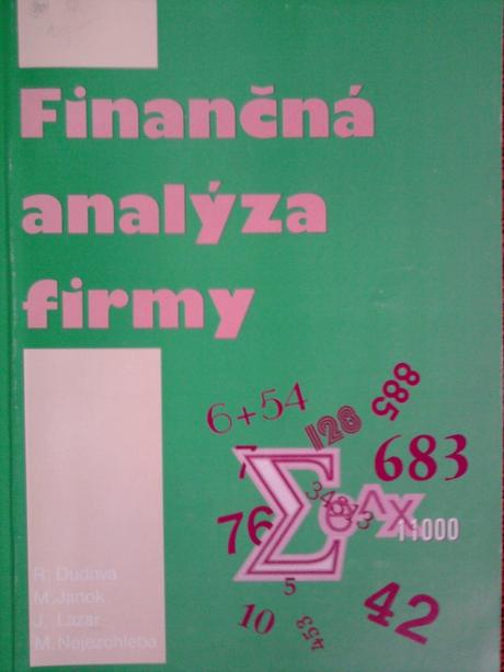 Finančná analýza firmy,