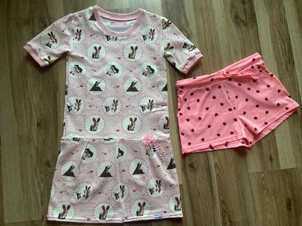 Krtkove rastuce saty, c.92/104 + zadarmo kratasy, 92