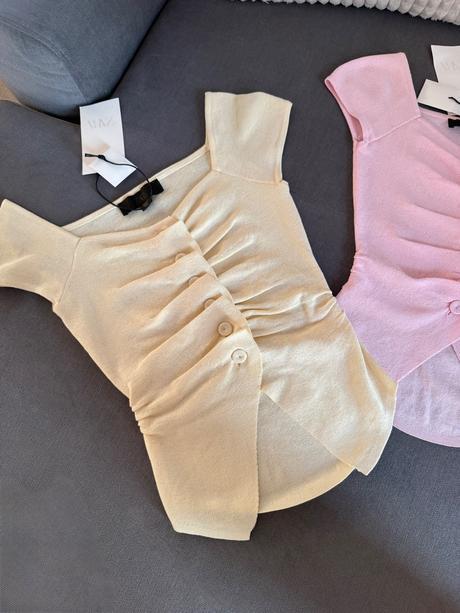 Zara pletený top, zara,m / s / xs