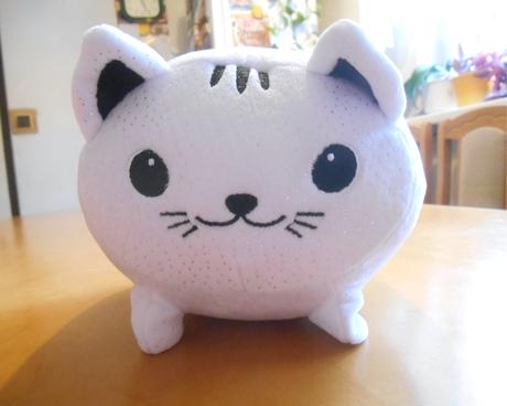 Plyšová mäkučká mačka,