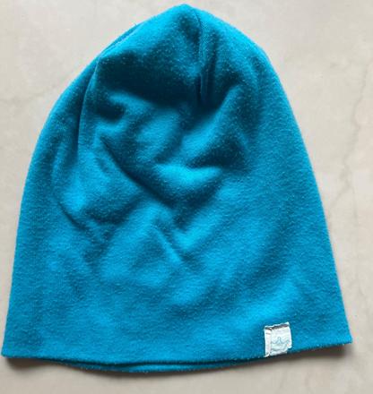 Tyrkysovo modrá jesenna / jarná čiapka, 92