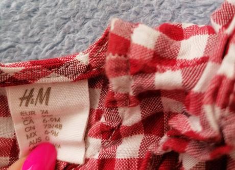 Károvane šaty, h&m,74